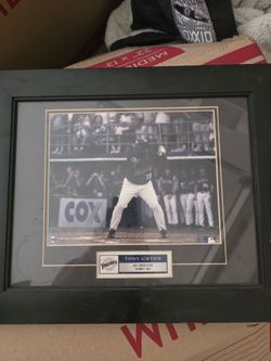 Tony Gwynn Last Career At Bat Framed Photo