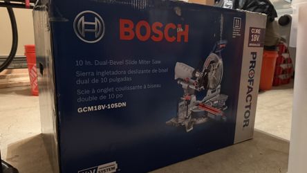 BOSCH GCM18V-10SDN PROFACTOR™ 18V 10 In. Dual-Bevel Slide Miter Saw (Bare Tool) 