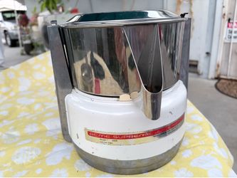 Vtg Acme Supreme Juicerator 6001 Stainless Steel Electric Juicer 2Qt USA