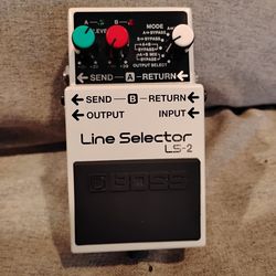 Boss Line Selector Guitar Effects Pedal