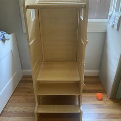 Toddler Kitchen Stool Helper 