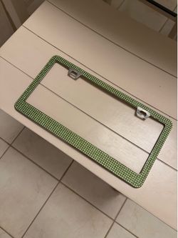 New! Bedazzled License Plate Frame