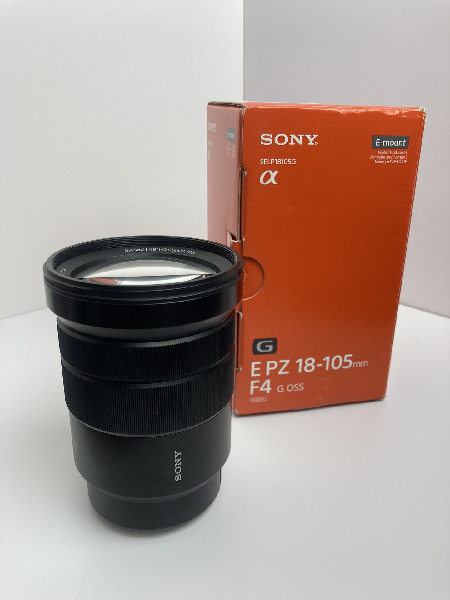 Sony 18 - 105mm f4 PZ G OSS for Sony E mount