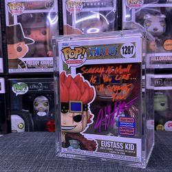 Eustass kid Signed Funko JSA certified 