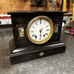 Antique Seth Thomas Adamantine Mantle Clock Shasta Early 1900s HEAVY Not Working