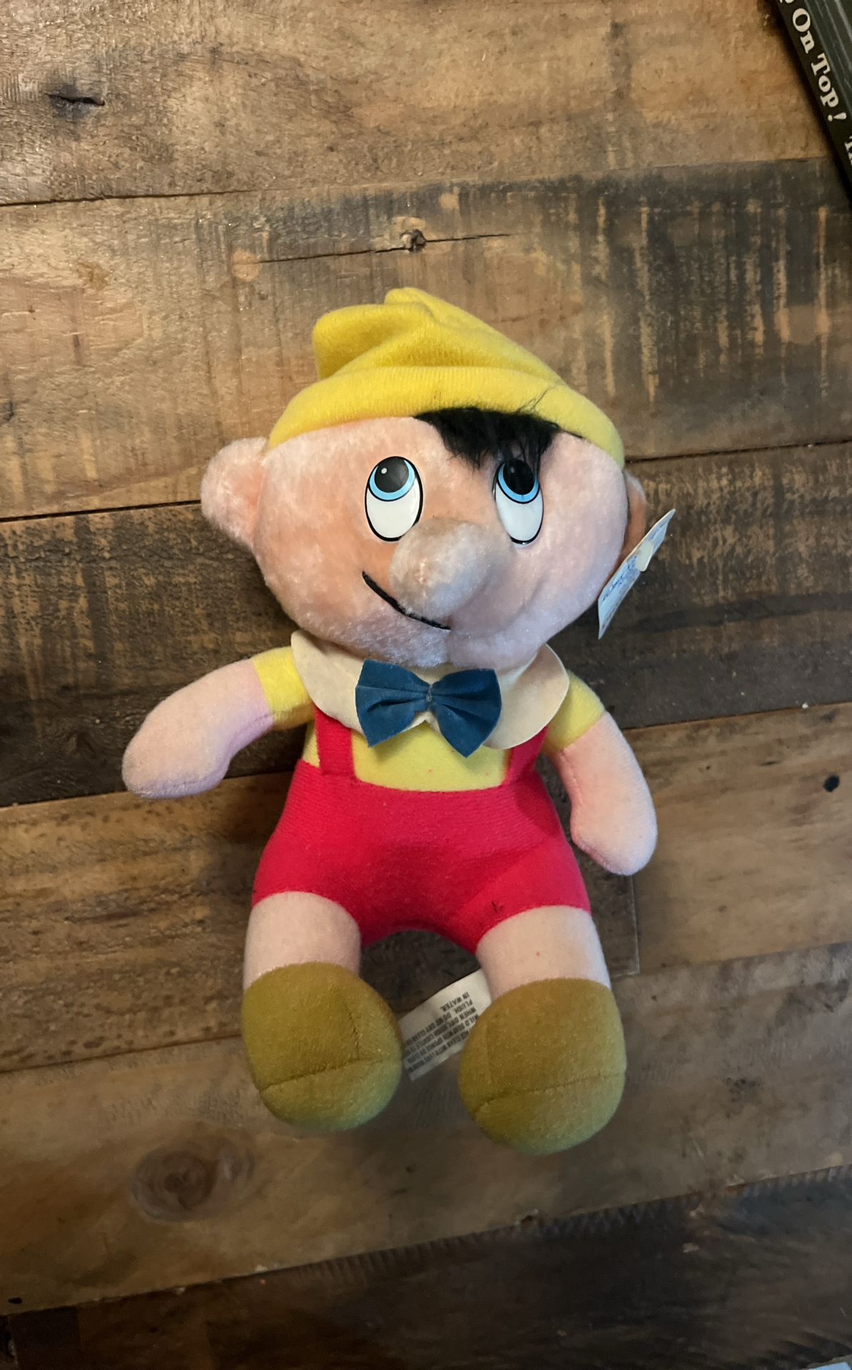 Vtg PINOCCHIO Plush Stuffed Animal Walt Disney Productions NWT