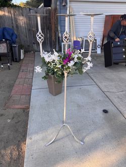 Tall candle stand