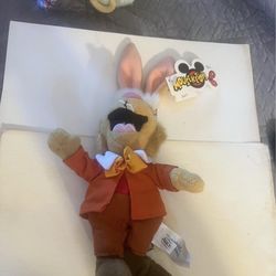 Vintage Walt Disney's Alice In Wonderland Bean Bag -  March Hare with tags