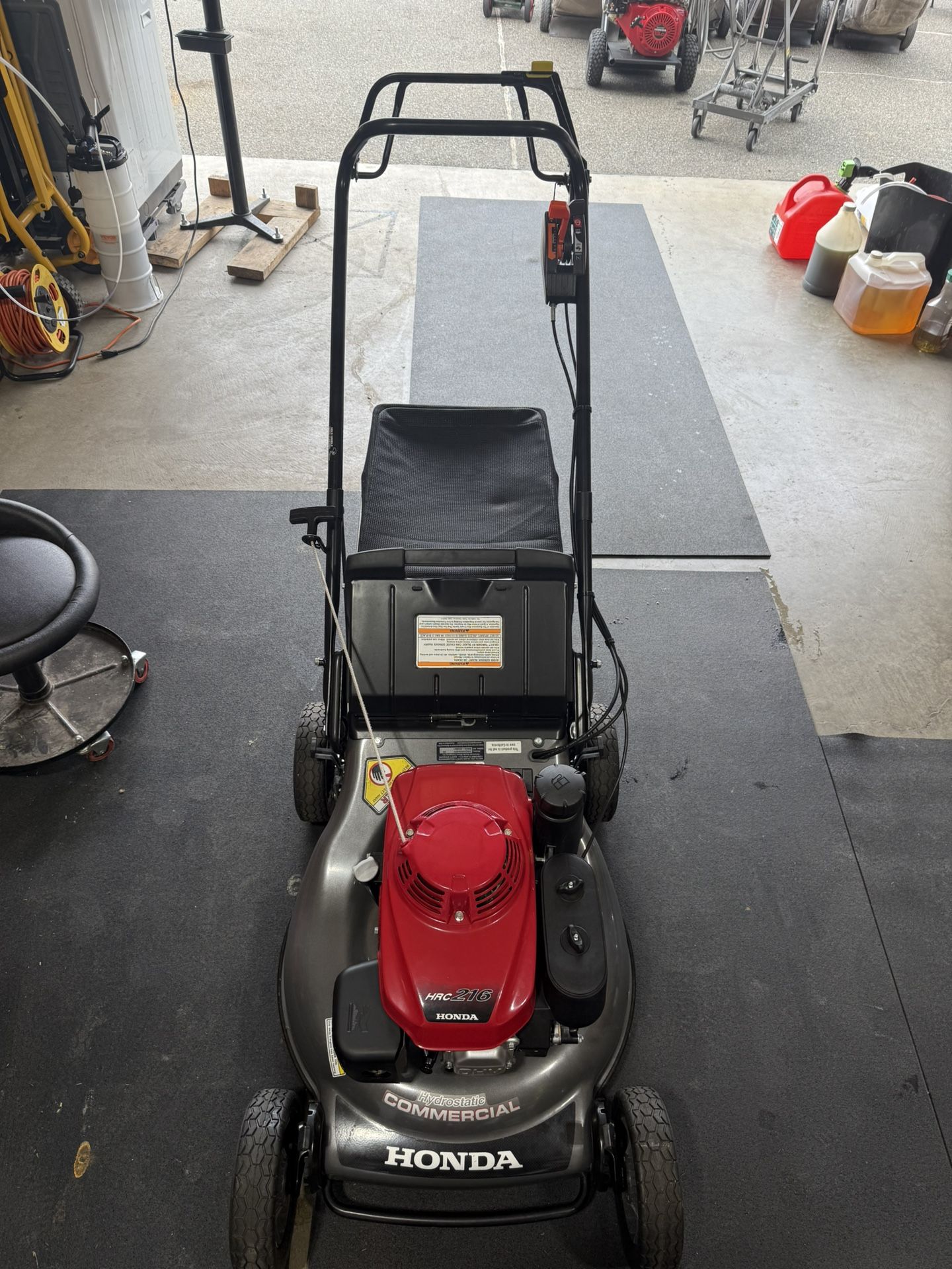 HRC 216 Commercial Honda Lawnmower