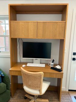 Article Kouva 45.75" Modular Wall Desk - Natural Oak