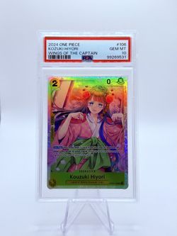 2024 One Piece Kozuki Hiyori Wings Of The Captain PSA 10