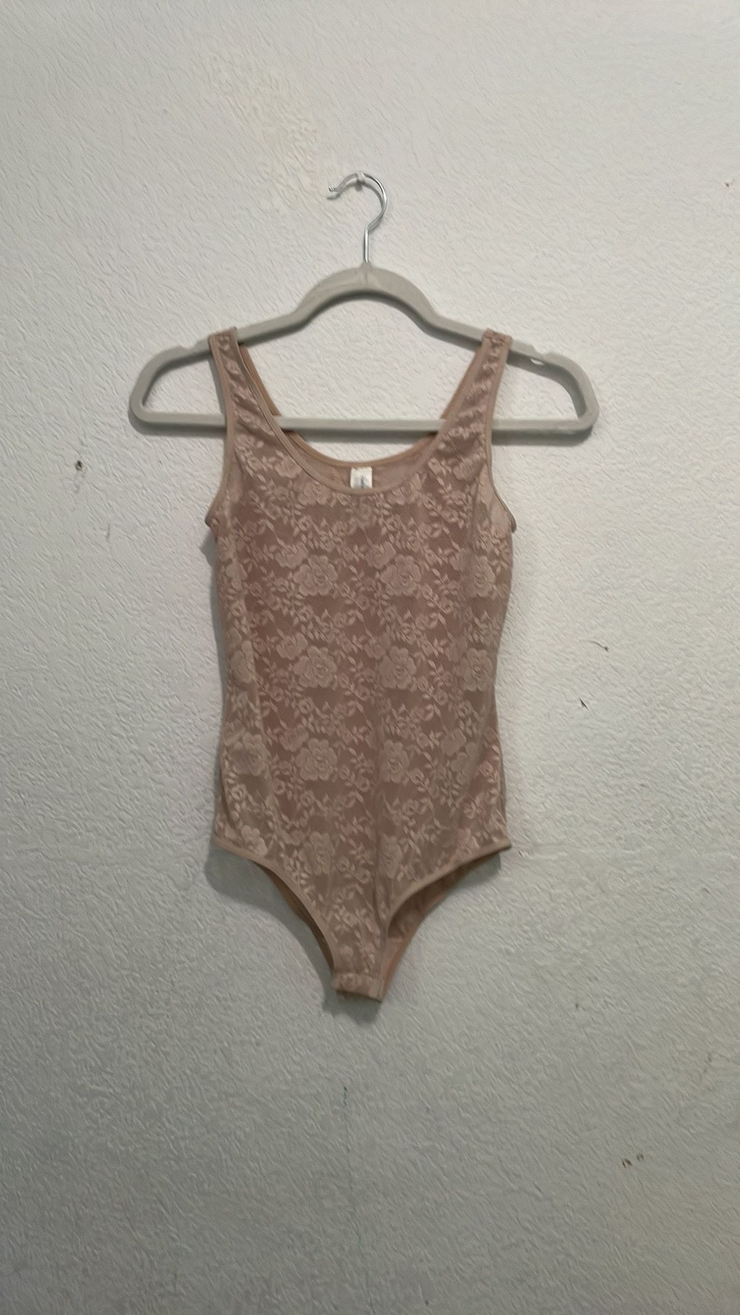 Forever 21 Light Pink Bodysuit - Size Small