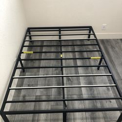 Black Metal Full-Size Bed Frame