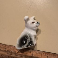 Antique porcelain dog