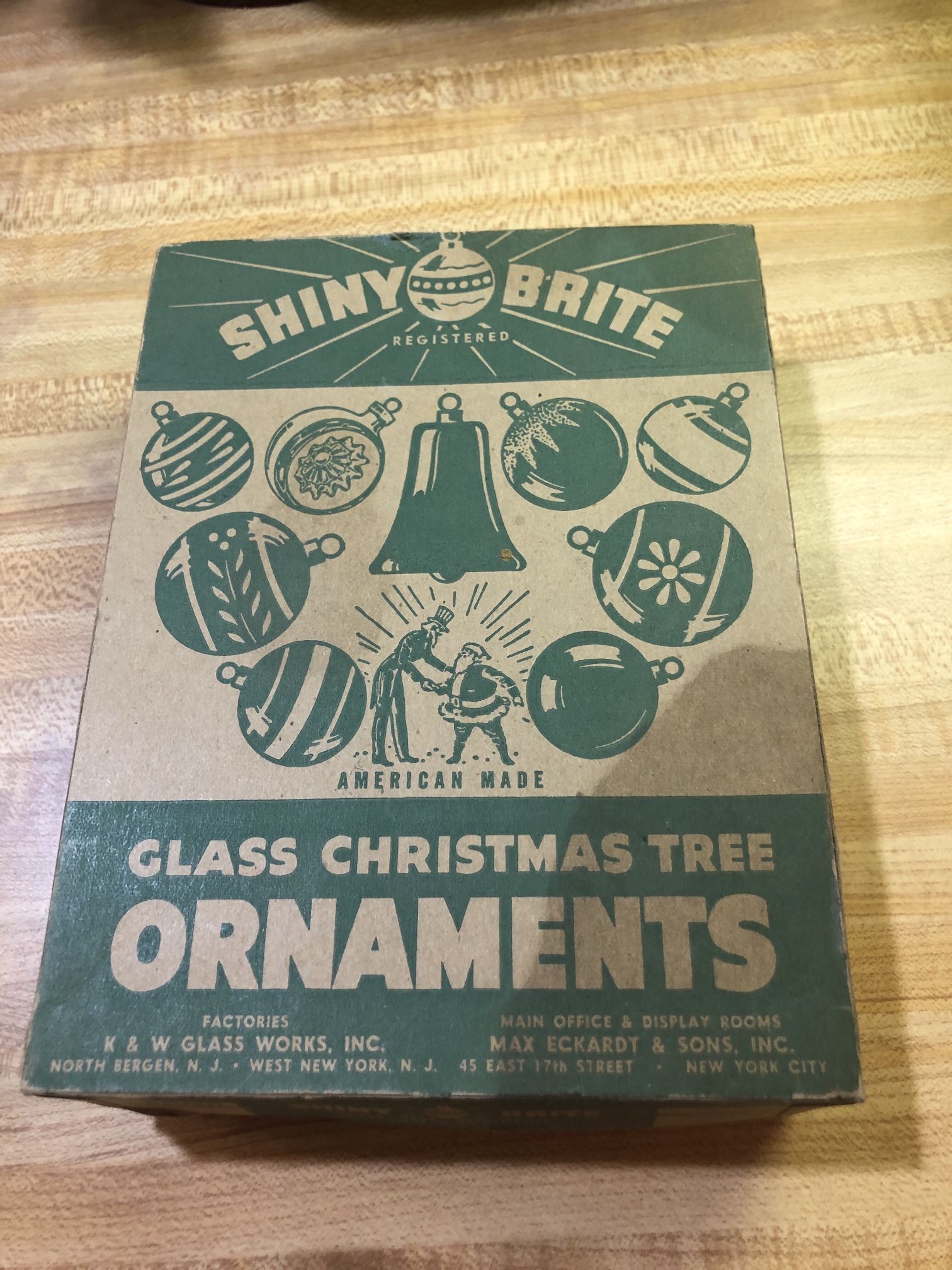 Holiday Decor - Vintage Small Shiney Bright Glass Ornaments