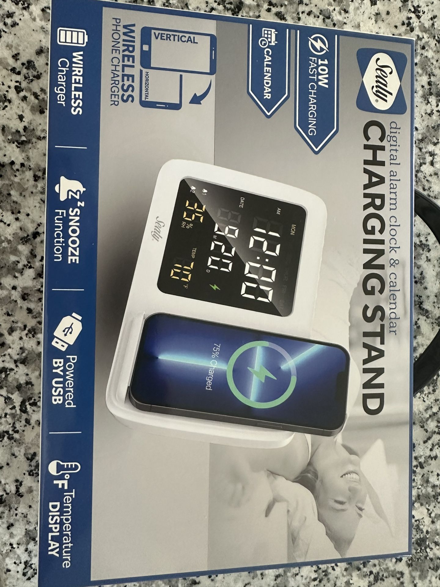 Digital Charging Stand/Alarm Clock For iPhone