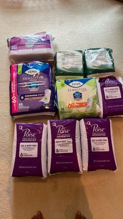 Bladder leak pads- over $180 value for $40!!!