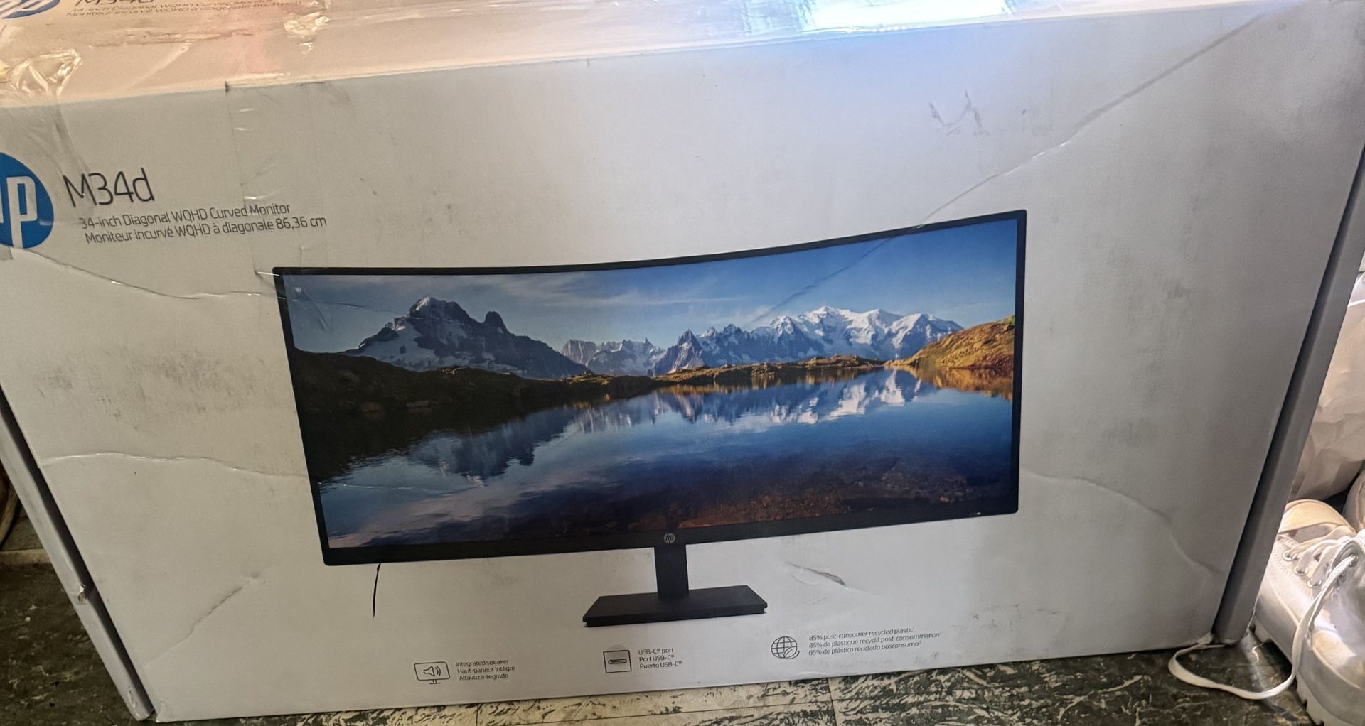 Hp 3b1w4aaab4 34 Inch Led curved