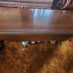 Dark Wood Coffee Table