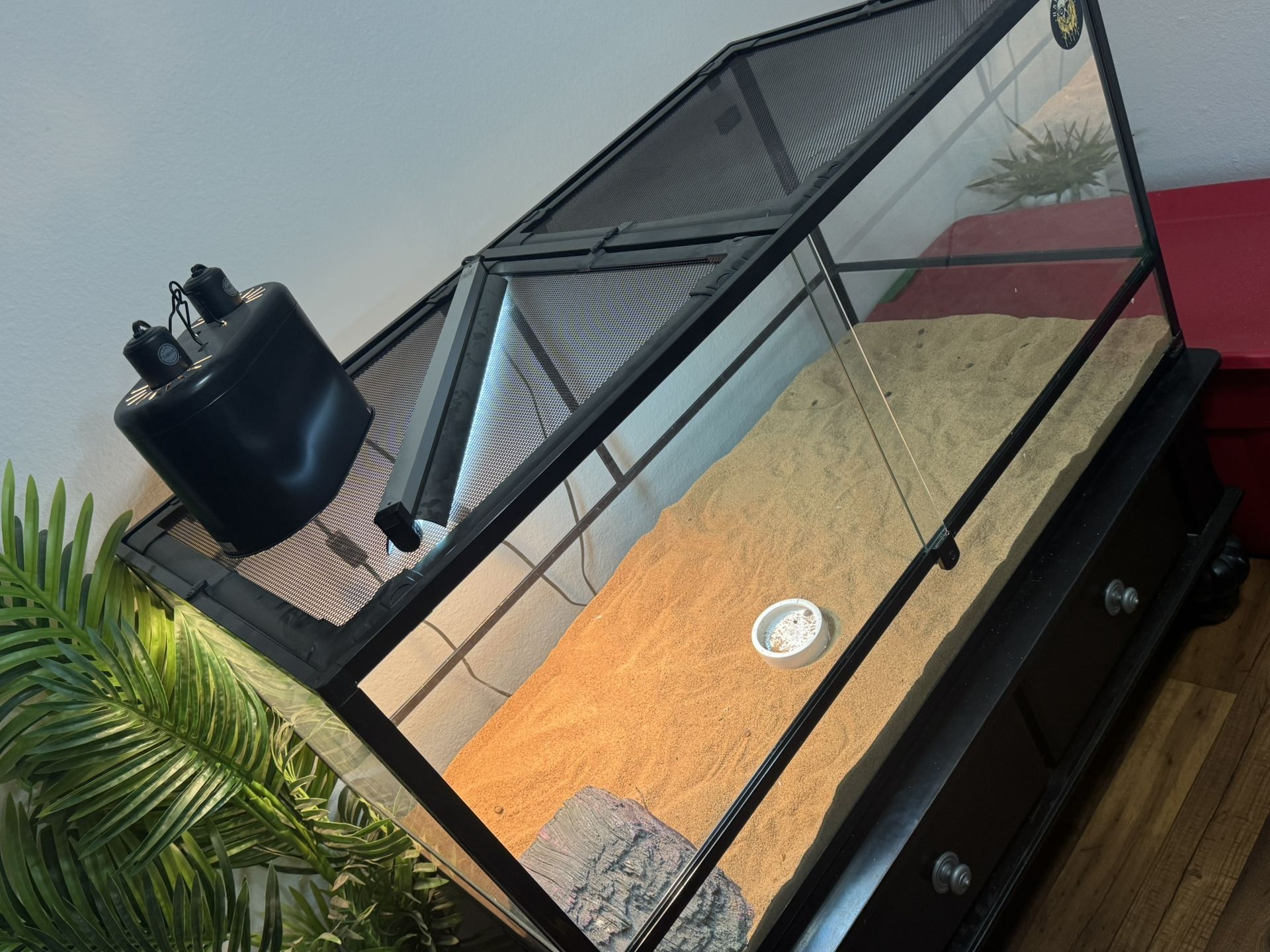 4x2x2 Reptile Enclosure w/ Lights