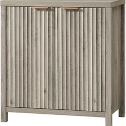 Oakham Home Fluted Cabinet, Modern Sideboard Buffett Cabinet New In Box