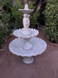3 Tiered Concrete Water Fountain (Very Heavy)