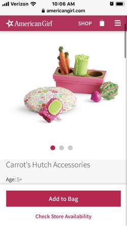 American girl bunny accessories