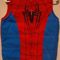 Spider Man Jacket Vest Size 4T Marvel