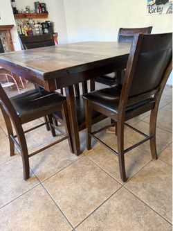 Table and chairs