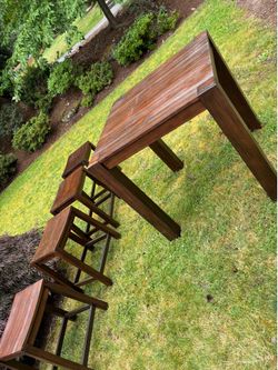 Wooden Kitchen Table