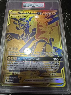 Pikachu And Zekrom Jumbo Tag Team PSA 10