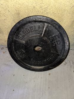 35 Lb Metal Plate (weights)