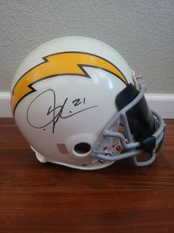 LaDainian Tomlinson signed helmet