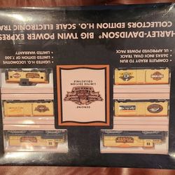 Harley Davidson Big Twin Power Express, 1995 Collectors Edition  HO scale Train Set