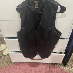 Mens Leather Vest 