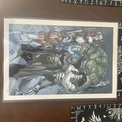 Justice League autobiographed one of one