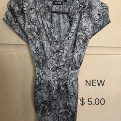 Nice Summer Dressy Top Beautiful Print