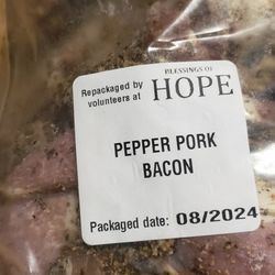 Black pepper bacon.