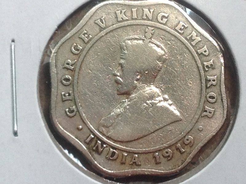 1919 India -British 4 Anna's