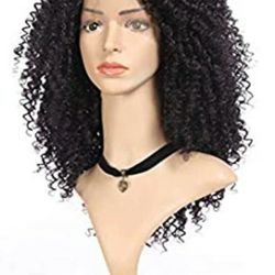 Carribean Curly Lace Front Side Part Wig