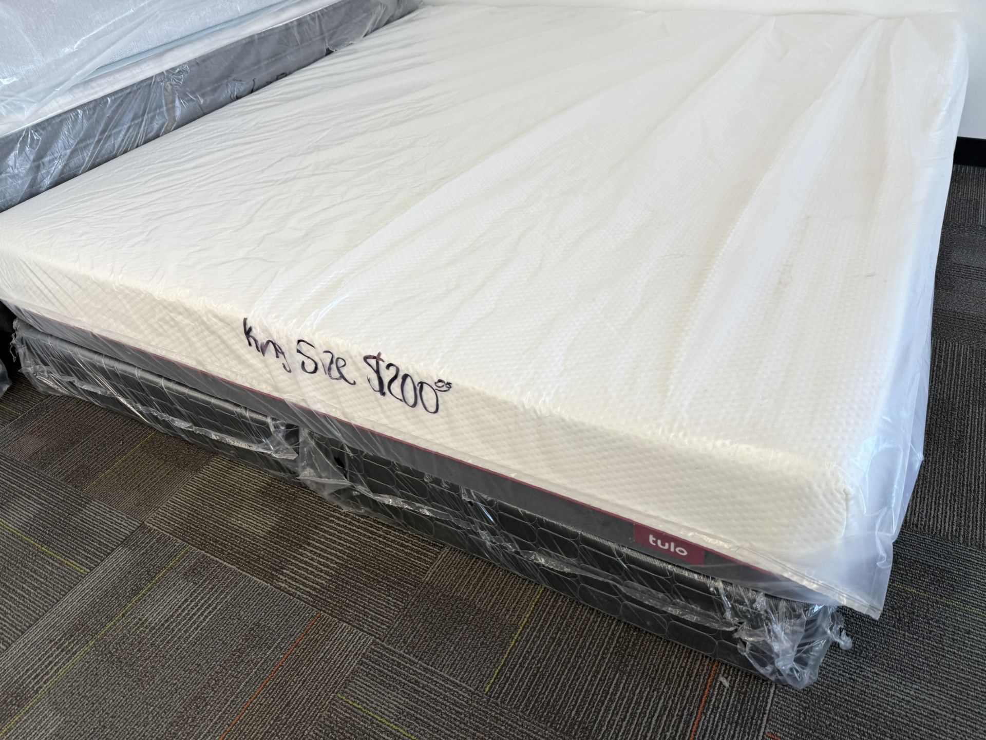 King Size Mattress With Box Spring $200