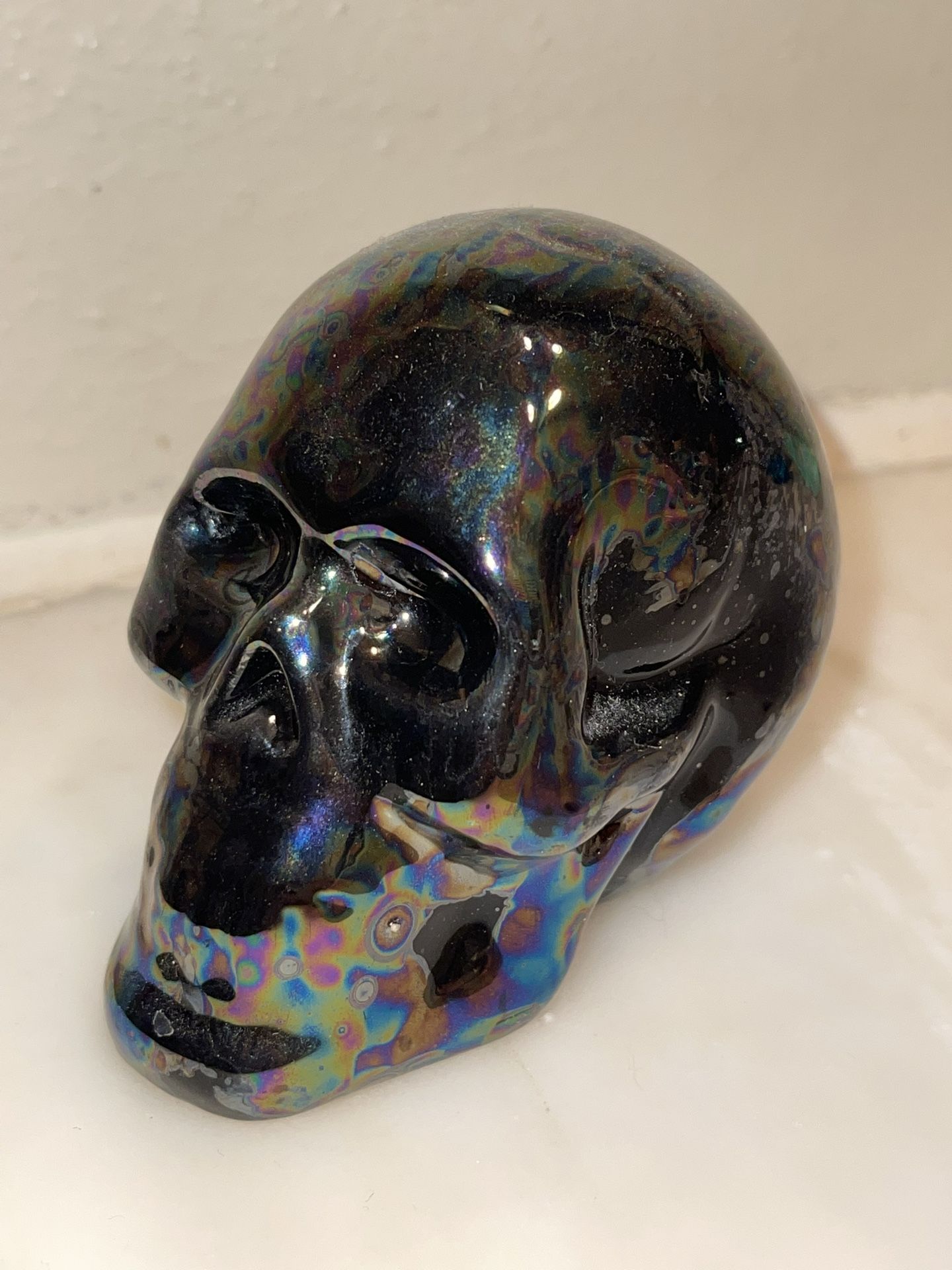 Iridescent Halloween Skull