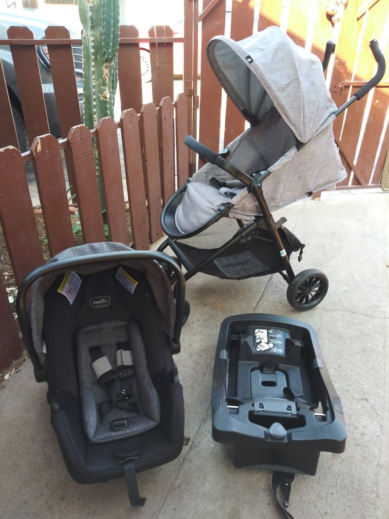 Evenflo stroller and infant car seat combo
