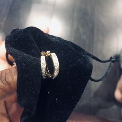 2 Ct 14 Ct Gold Jordan Hoops 