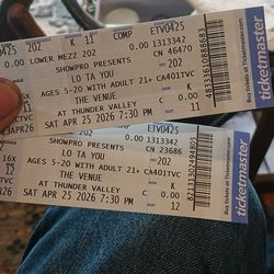 Lo Ta You Symphony TICKETS TONIGHT!