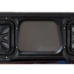 GMC Sierra Chevy Silverado 2019 Up Custom Ported Box With 4 Kicker L7s 8” Subwoofers