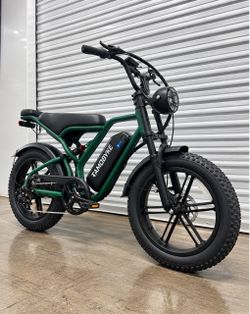 TAMOBYKE V20 Pro ⚡️ 32 MPH ⚡️ 1500W Peak 🔥 48V 18.2Ah Fat Tire E-Bike