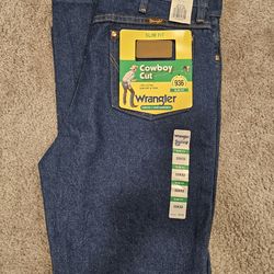Wrangler Men's Cowboy Cut Slim Fit Jeans
