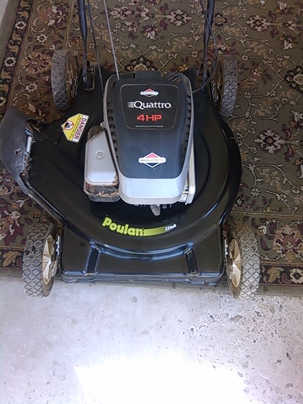 Briggs Stratton Quattro 4hp Lawn Mower 200 Firm Must Pick Up Open In The Continue To Mobile Website