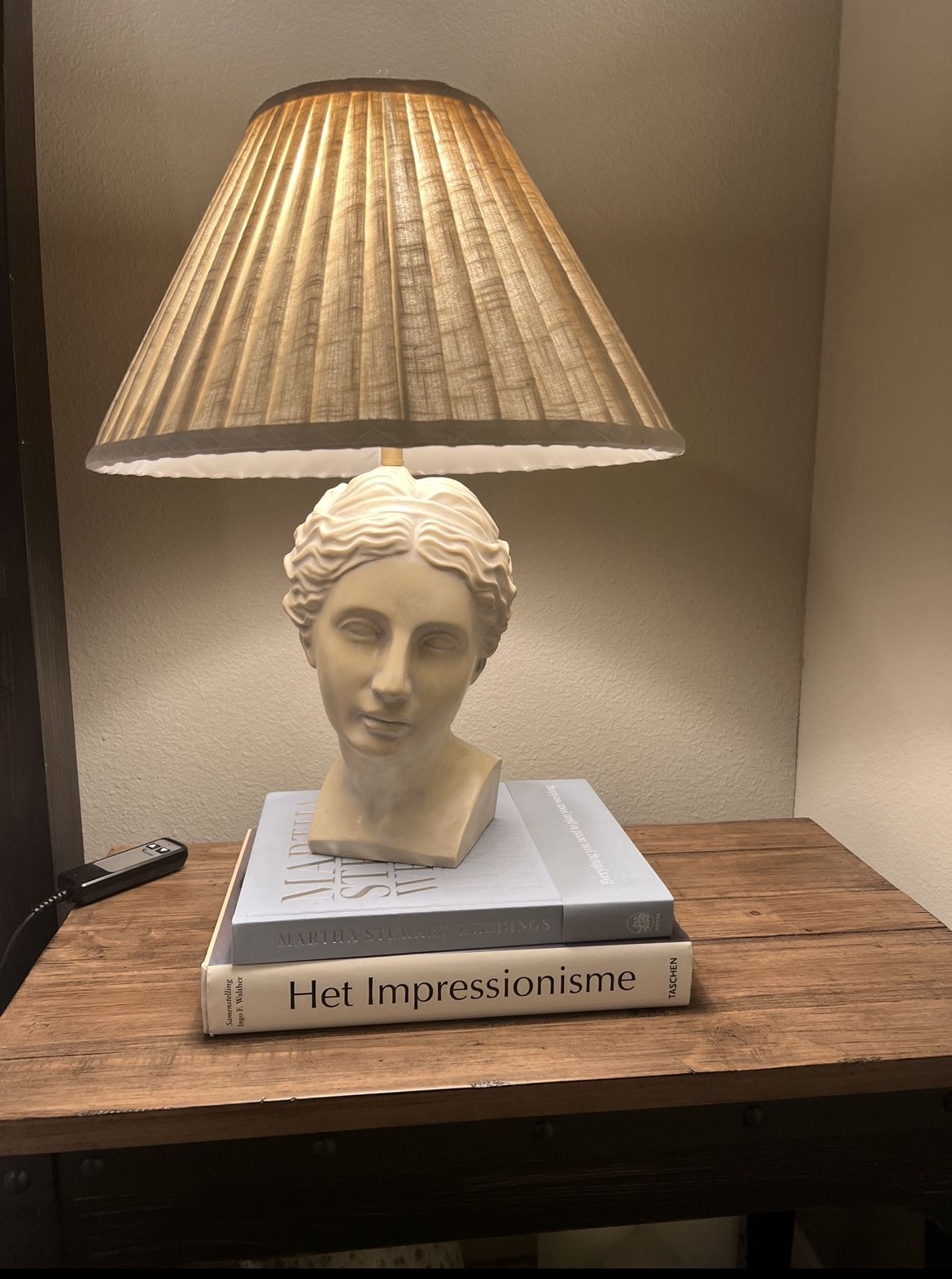 Anthropologie Grecian Bust lamps (2 Avail.) $100 Each